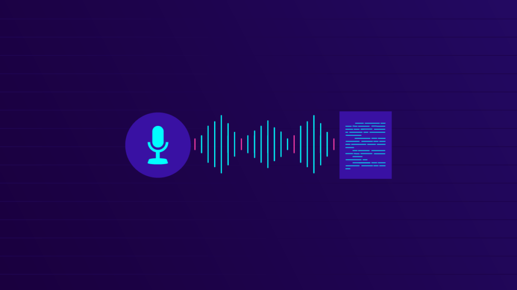 Speech to text